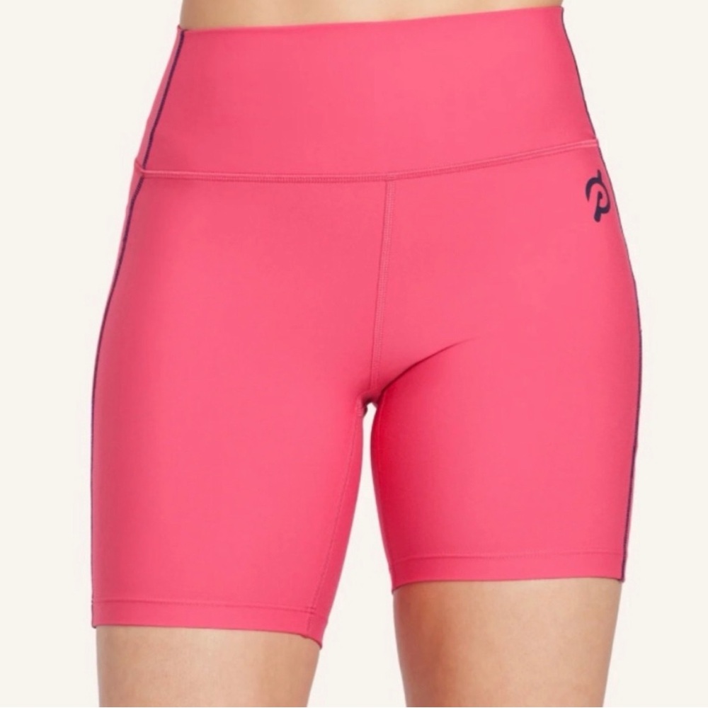 Peloton Women's Vibrant Pink Bike Shorts 7”